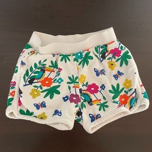 Hanna Andersson Girls Terry Shorts Tropical Pattern sz. 5/110